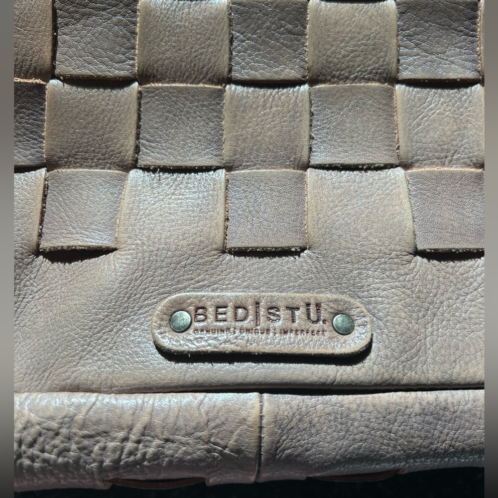 BED|STU Taupe Woven Leather Bag - Picture 3 of 6